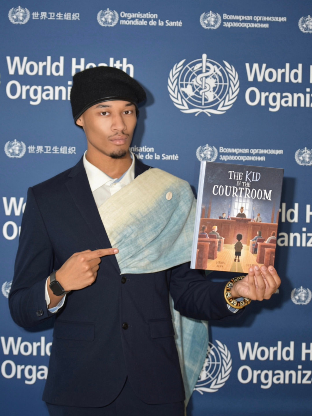 Cayden Brown Closes “The Kid in the Courtroom” Tour at WHO Headquarters